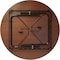 Flash Furniture Round 60" W, 60" L, 30" H, Laminate Top, Wood Grain MEW-60R-WB - alternate 2